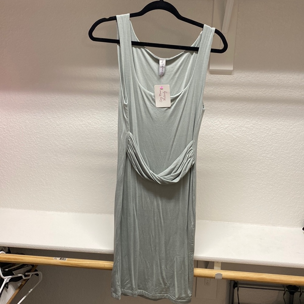 Fitted Maternity Tank Dress